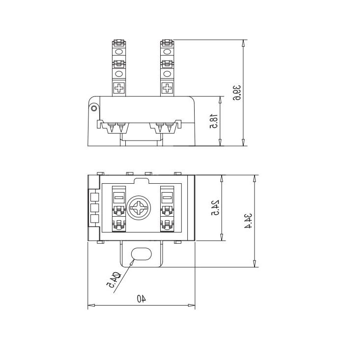 AS-i splitter、Insulation displacement connection technology / Push-in terminals、912949